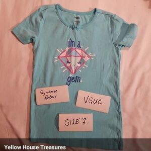 Gymboree pj top only girls size 7